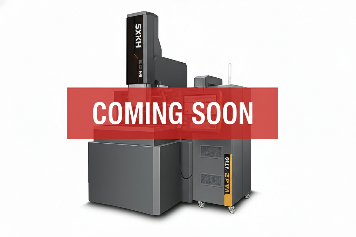 Sinker EDM machine for precision die and mold making; creates complex cavities and shapes in hard metals with electrical discharge.