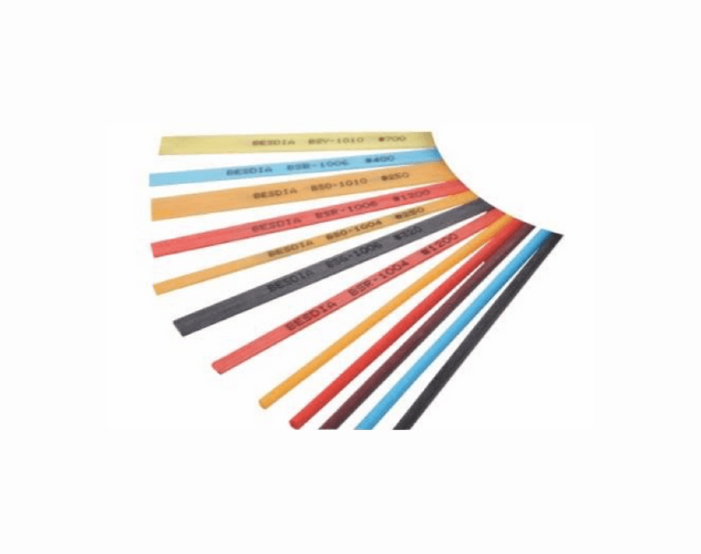 Thin ceramic fibre polishing stones in various colors, for detailed and precise deburring and finishing.