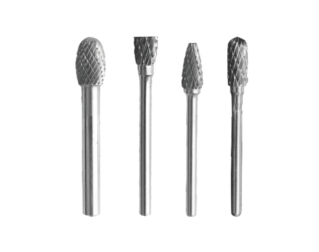 Industrial carbide burrs for deburring, shaping, and cutting on metals, wood, and plastics.