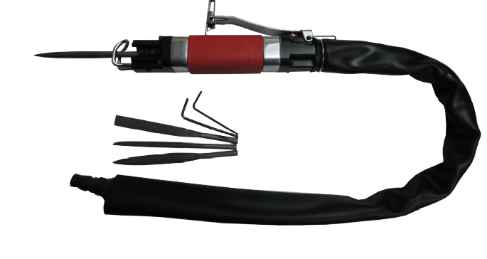 A collection of pneumatic air tools and air grinders for precision grinding and polishing of industrial parts