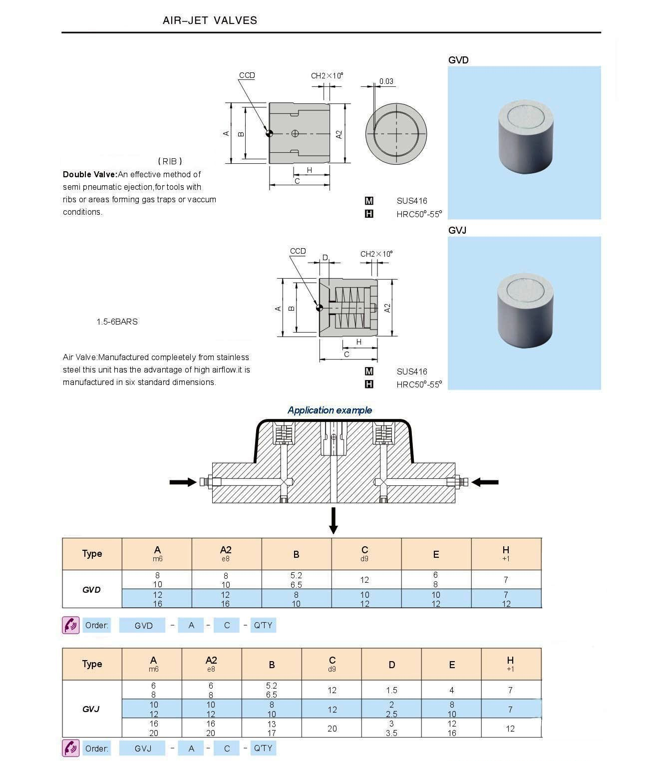 Precision air valves for managing air flow and pressure in molds and machinery, displayed in a set.