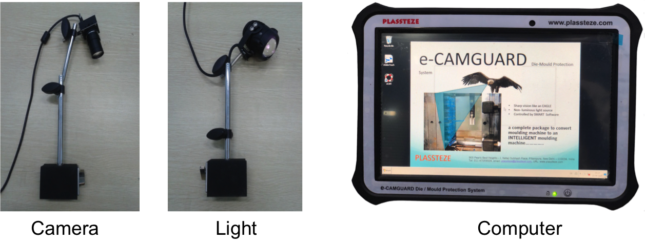 An e-CAMGUARD automated lubrication system for ensuring smooth movement of cam actions in molds.