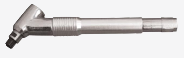 Flexible shaft polishing machine with a hanging motor and foot pedal for polishing hard-to-reach areas on molds and dies.