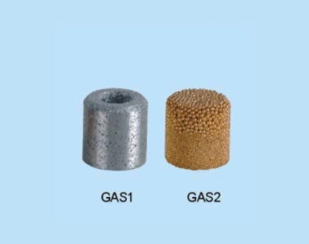 Gas vents (GAS1 and GAS2) for releasing trapped gases during injection molding processes.