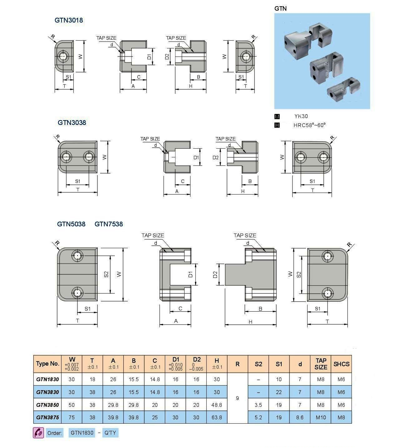 A variety of locating blocks used for accurate and repeatable assembly in tooling