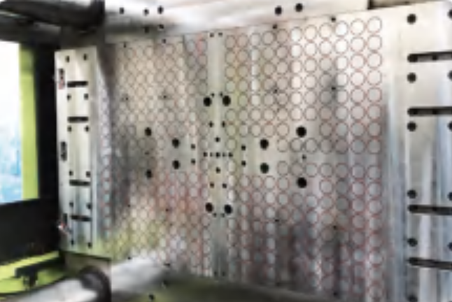 Magnetic quick mold changing clamps used for fast and secure clamping of molds on injection molding machines