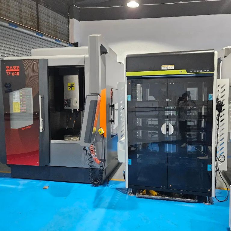 A Sinker EDM machine for creating complex cavities and shapes in hard metals, commonly used in die and mold making.