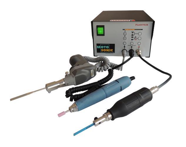 Motosonic ultrasonic polishing machine for fine finishing and polishing of intricate molds and dies.